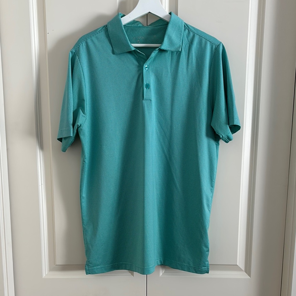 Antigua Men's Teal Polo Golf Shirt